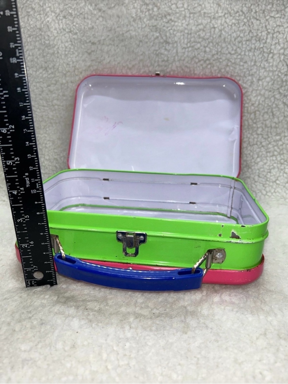 Sanrio Character Town 1992 Original Metal Lunch Box Pink Vintage Kawaii READ 9.5 - Picture 12 of 12